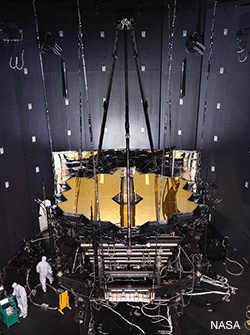 JWST in Space Simulation Chamber