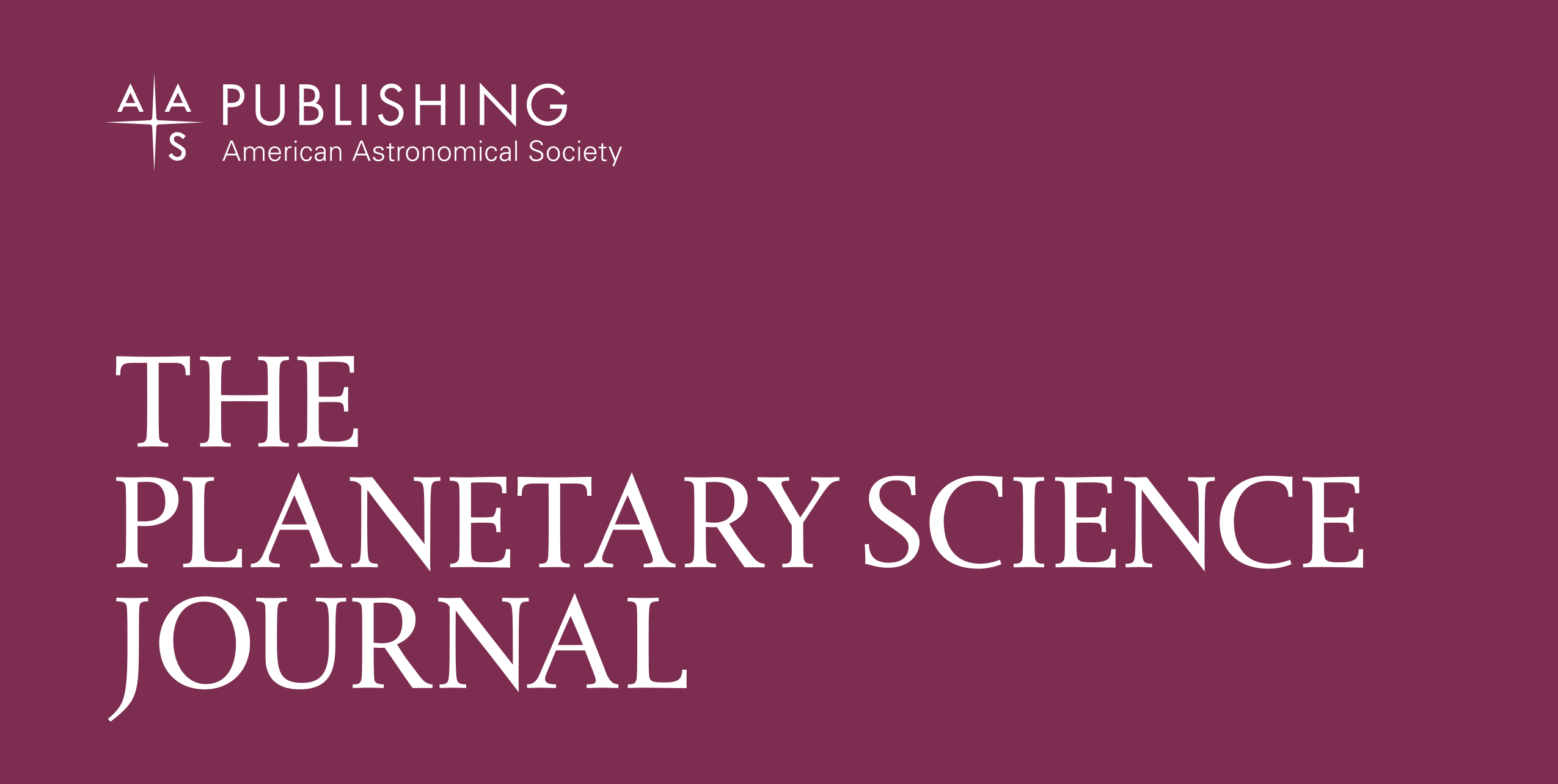 the Planetary Science Journal 