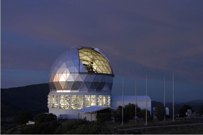 Figure 1. The Hobby-Eberly Telescope located at McDonald Observatory in West Texas.