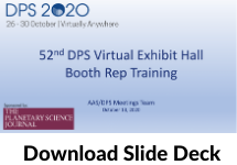 DPS 2020 Exhibitor Tutorial Slide Deck