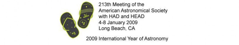The 213th AAS meeting was held 4-8 January 2009 in Long Beach, CA.