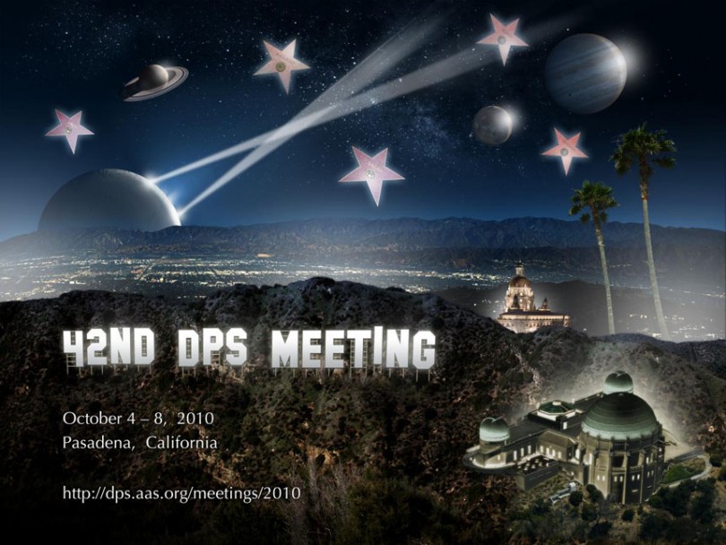 The 42nd DPS Meeting was held 4-8 October 2010 in Pasadena, CA.