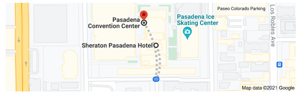 Pasadena map
