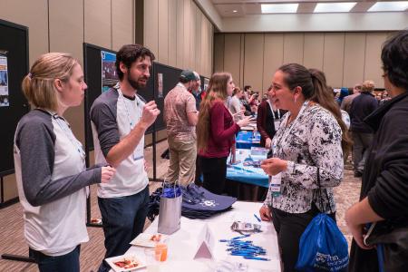 Attendees during the Student Orientation & Grad School Fair at AAS 233 in Seattle, WA